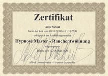 Hypnose_Raucherentwoenung_MIne_klein Hypnosezertifikat Raucherentwöhnung Mini