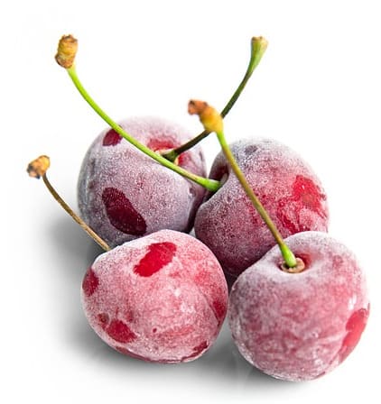 cherry-5347002_640 4 gefrorene Kirschen mit Stiel